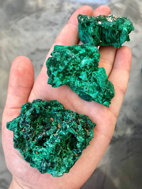 Raw Malachite Stone Velvet Malachite Crystal Rough Malachite Cluster Natural Malachite Silky Malachite Specimen Malachite Cluster