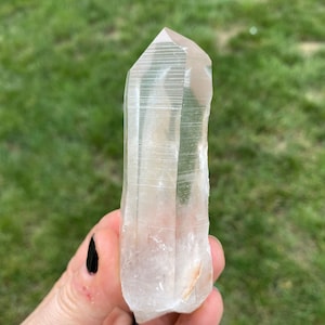 Lemurian Quartz Crystal Point (2&quot; - 6&quot;) - From Brazil - Lemurian Crystal - Lemurian Point - Crystals & Stones - Lemurian Quartz