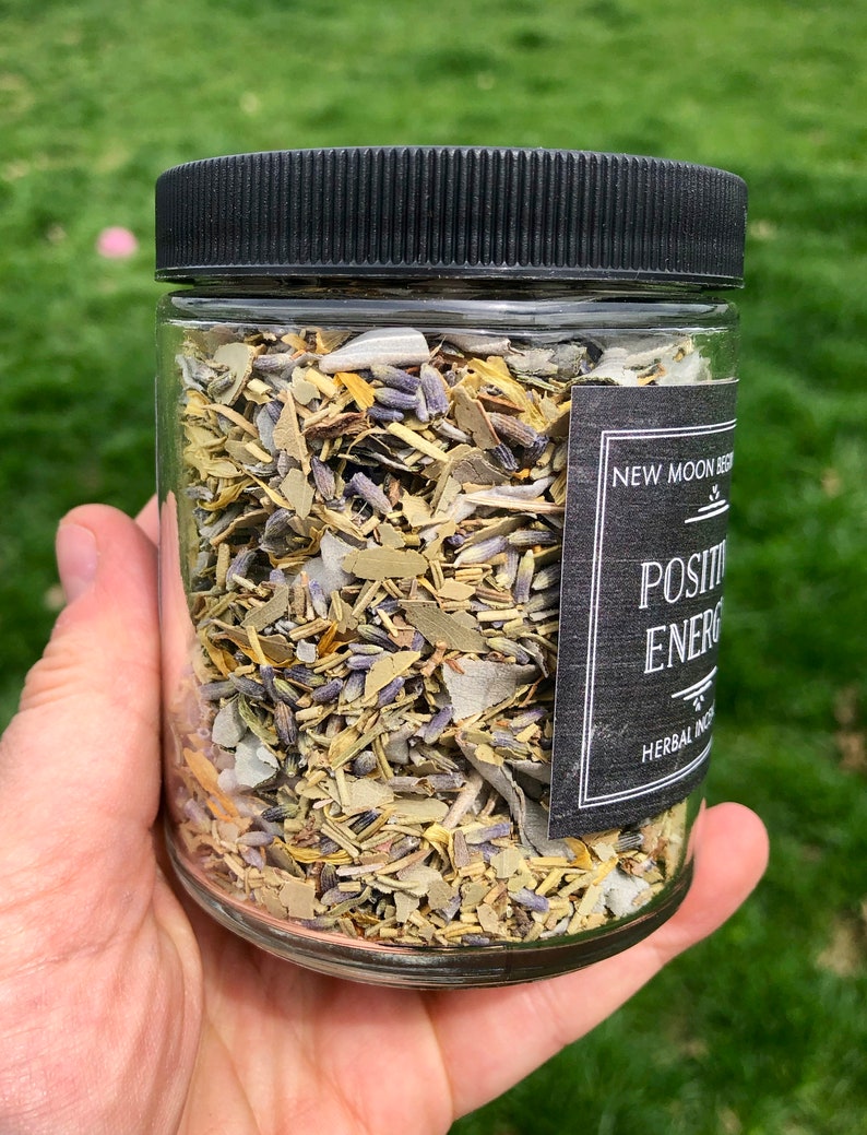 Positive Energy Herbal Incense Loose Incense Rosemary Etsy