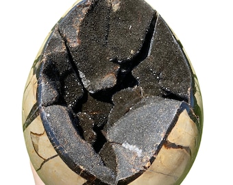 Septarian Dragon Egg - Septarian Egg - Septarian Stone - Polished Septarian Geode Egg - Septarian Crystal Egg - Unique Crystal Decor #2