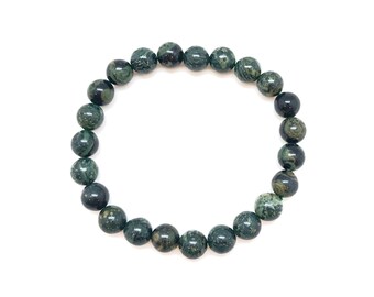 Kambaba Jasper Bracelet (8mm) - Elastic Bracelet - Kambaba Jasper Jewelry - Stretchy Bracelet - Crocodile Jasper Bracelet - Gemstone Beads
