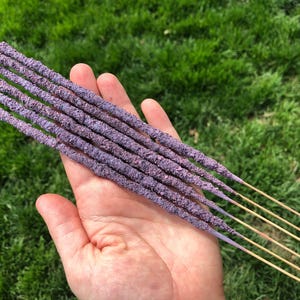 Lavender Incense Sticks (6) - Lavender Incense - Stick Incense - Smoke Cleansing - Lavender Aromatherapy - Lavender Calming Incense image 9