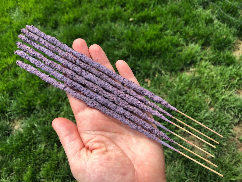 Lavender Incense Sticks (6) - Lavender Incense - Stick Incense - Smoke Cleansing - Lavender Aromatherapy - Lavender Calming Incense image 9