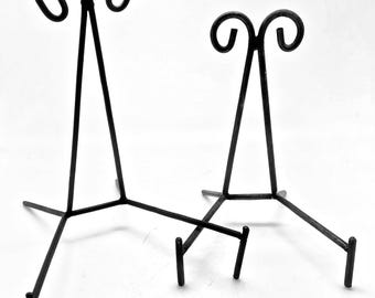 Decorative Metal Stand - Agate Stand - Crystal and Stone Stand - Decorative Plate Stand - Metal Display Stand