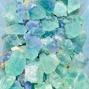 Raw Fluorite Crystal 0.5 3.5 Rough Fluorite from Mexico Rainbow Fluorite Crystal Rainbow Fluorite Stone Mexican Fluorite Raw image 10