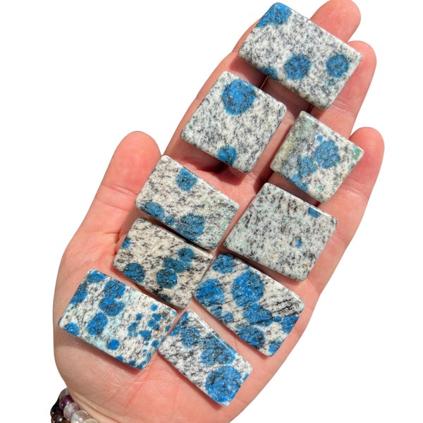 K2 Stone Slab (Azurite in Quartz) K2 Blue Stone Slice - K2 Granite Stone - Azurite in Granite - K2 Jasper Stone - K2 Stone - K2 Crystal