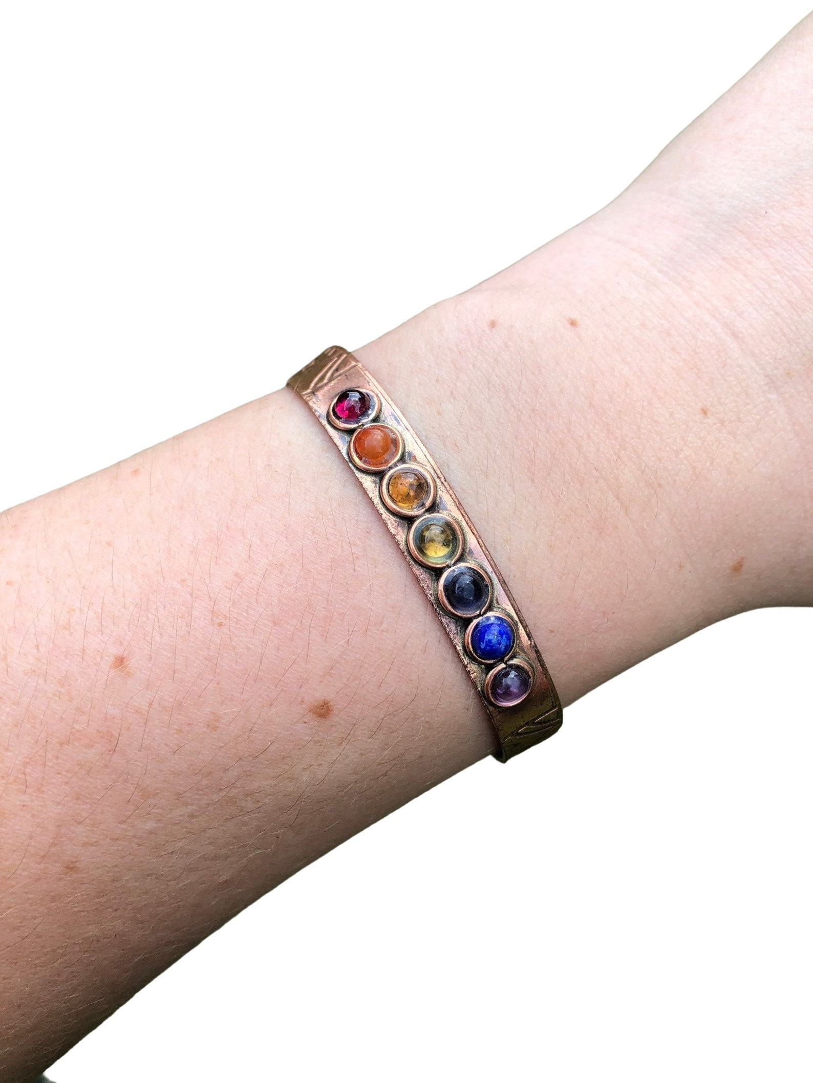 Copper Chakra Bracelet copper with Etsy