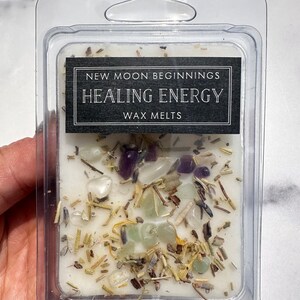 Healing Energy Wax Melts - Crystal Wax Melt - Intention Wax Melt - Soy Wax Melts - Wax Melts - Aromatherapy - Scented - Handmade!