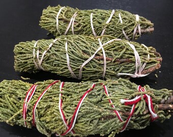 Juniper Stick -  Herb Bundle - Juniper Wand - Juniper Incense - Natural Incense - 4-5"  stick - smoke cleansing