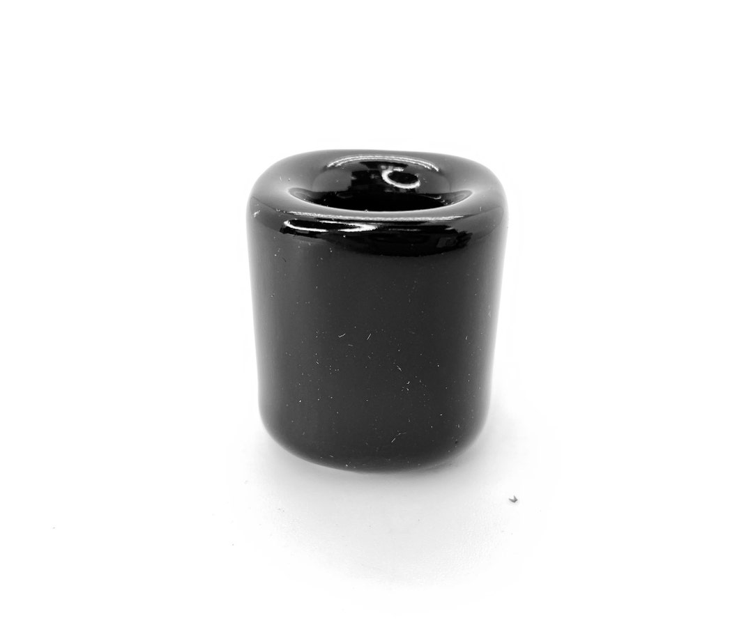Black Ceramic Chime Candle Holder Ceramic Candle Holder Black Candle