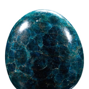 Blue Apatite Stone Freeform - Standing Blue Apatite Freeform - Polished Blue Apatite Crystal - Blue Apatite Tower - Blue Apatite Decor - #10