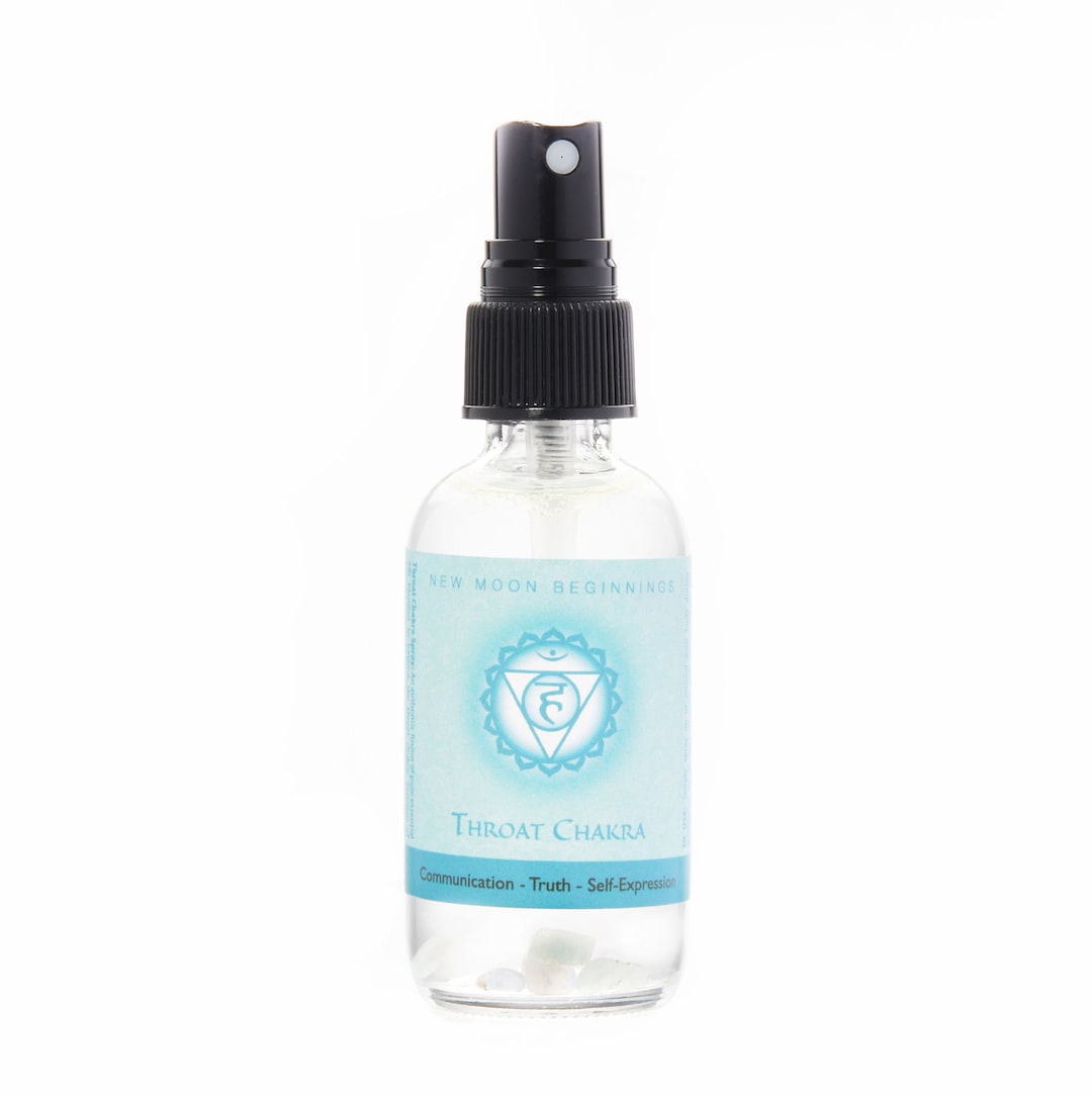 Throat Chakra Spray - Throat Chakra Crystals - Seven Chakra Spray Set ...