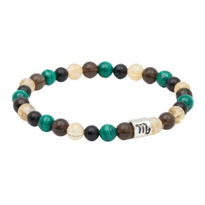 Scorpio Bracelet Elastic - Scorpio Zodiac Bracelet - Scorpio Crystal Bracelet - Scorpio Zodiac Sign Bracelet - Astrology Gift - Scorpio Gift