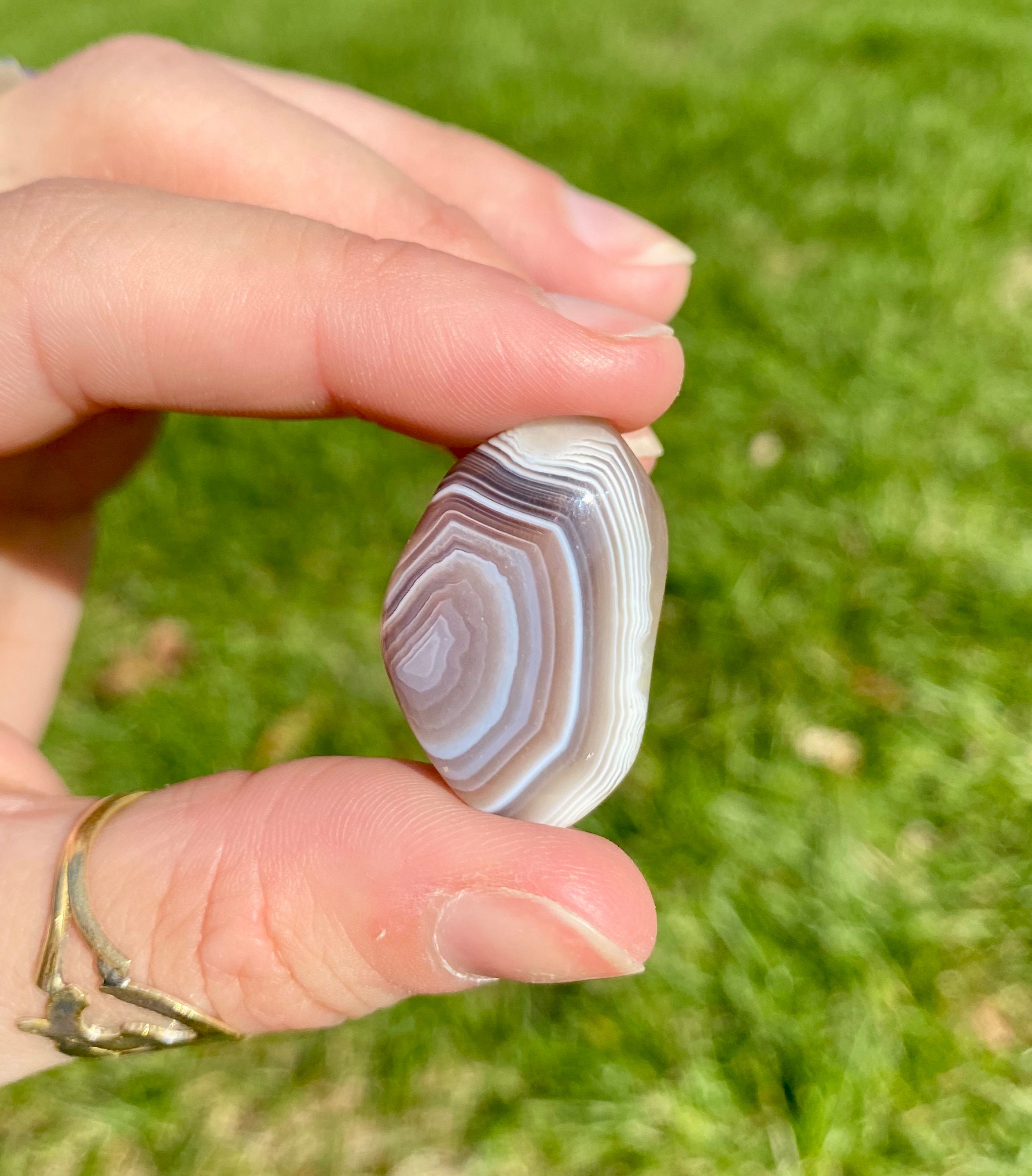 Botswana Agate Tumbled Stone - Multiple Sizes Available - Tumbled