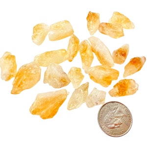 Raw Citrine Crystal Treated Rough Citrine Crystal Raw Citrine Stone Heat Treated Citrine Multiple Sizes Nice Orange Color image 5