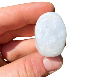 White Moonstone crystal XL (0.8" - 1.5") tumbled stones - Moonstone Crystal - moonstone gemstone - healing crystals - moonstone stone