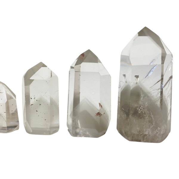 Polished Phantom Quartz Points (1" - 3") Grade AAA Phantom Quartz Point - Healing Crystals & Stones Quartz Points - Phantom Quartz Crystal