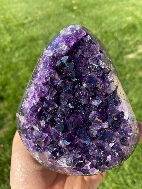Raw Amethyst Standing Crystal Cluster