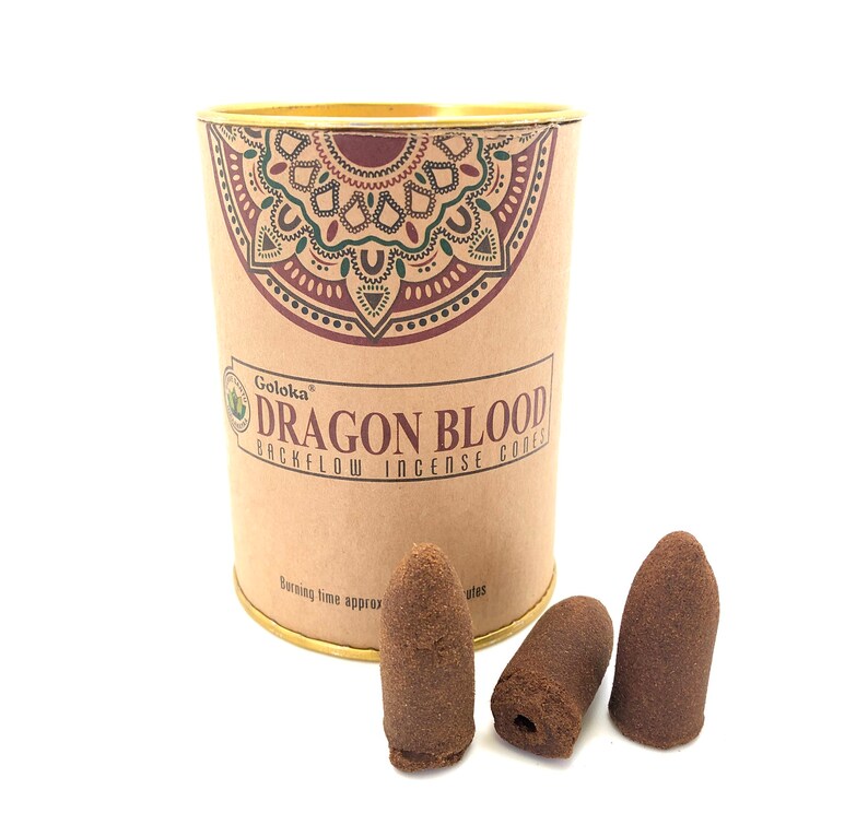 Dragon's Blood Backflow Incense Cones Dragon's Blood Etsy