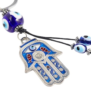Hamsa Schlüsselanhänger - Evil Eye Schlüsselanhänger - Hamsa Hand Schlüsselanhänger - Schlüsselanhänger Hamsa Charm - Hamsa Evil Eye Schlüsselanhänger - Evil Eye Schutz Schlüsselanhänger