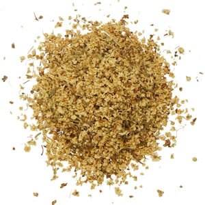 Flor de saúco seca (14 g) - Hierbas secas - Hierbas para cocinar a fuego lento - Hierbas secas para té - Hierbas para velas - Herramientas de boticario