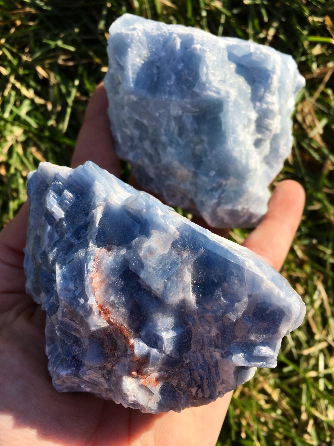 Calcita Azul en Bruto (1,27 cm - 10 cm) - Cristal de Calcita Azul en Bruto  - Piedra de Calcita Azul en Bruto - Cristales y Piedras - Calcita Azul en  Bruto - Etsy México, image size:1125x1500