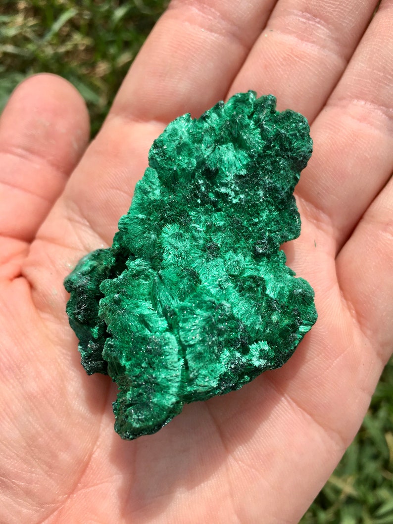 Raw Malachite Stone Velvet Malachite Stone Healing Etsy