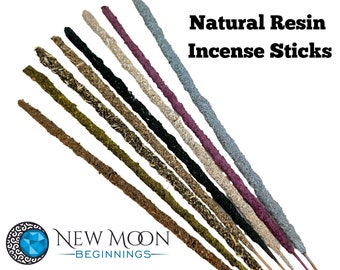 Handmade Incense Sticks (6) - Multiple Scents to Choose From! - Herbal Stick Incense - Smoke Cleansing - Aromatherapy - Meditation Incense