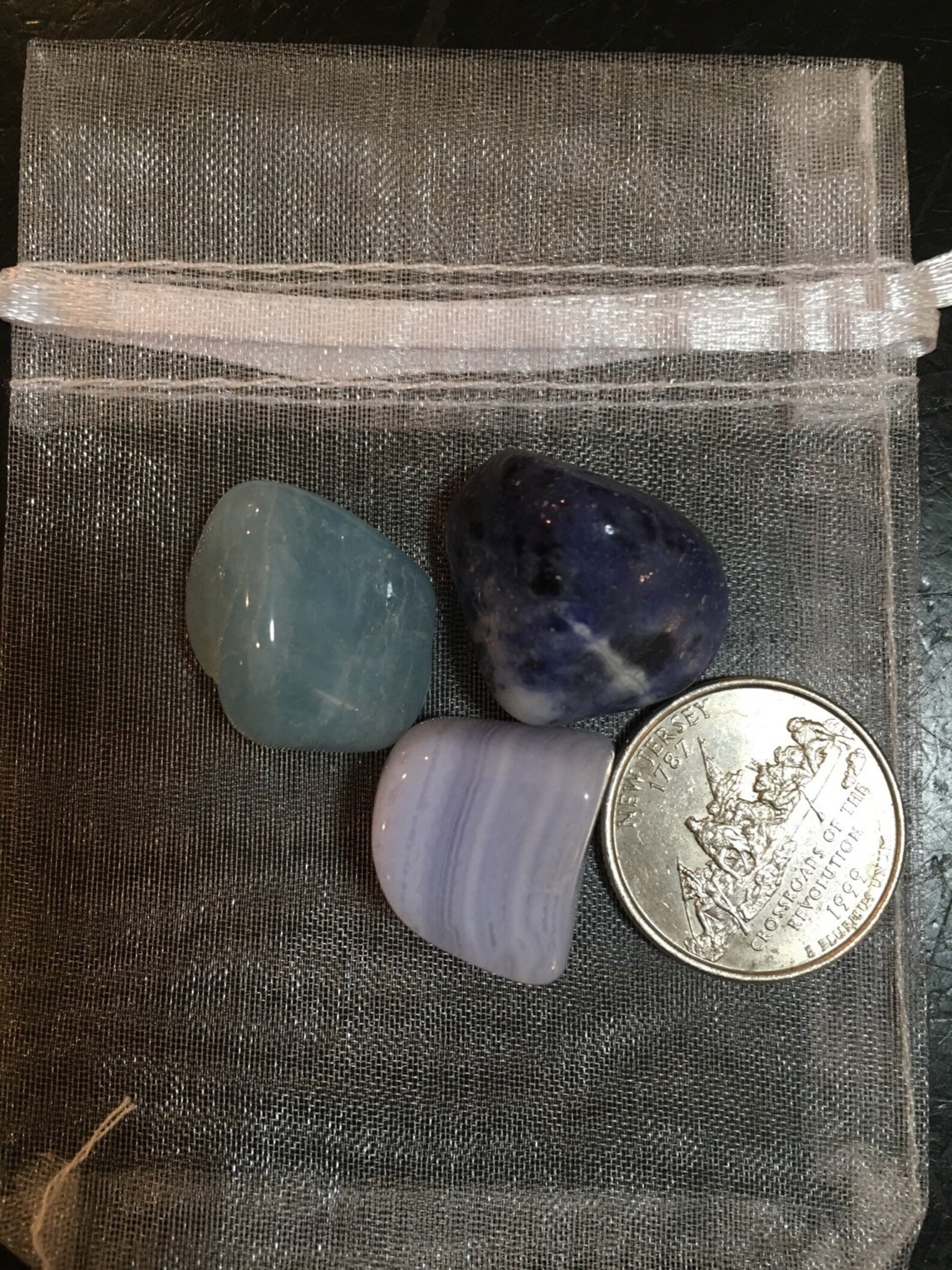 Throat Chakra Stone Set Healing Crystals and Stones Etsy