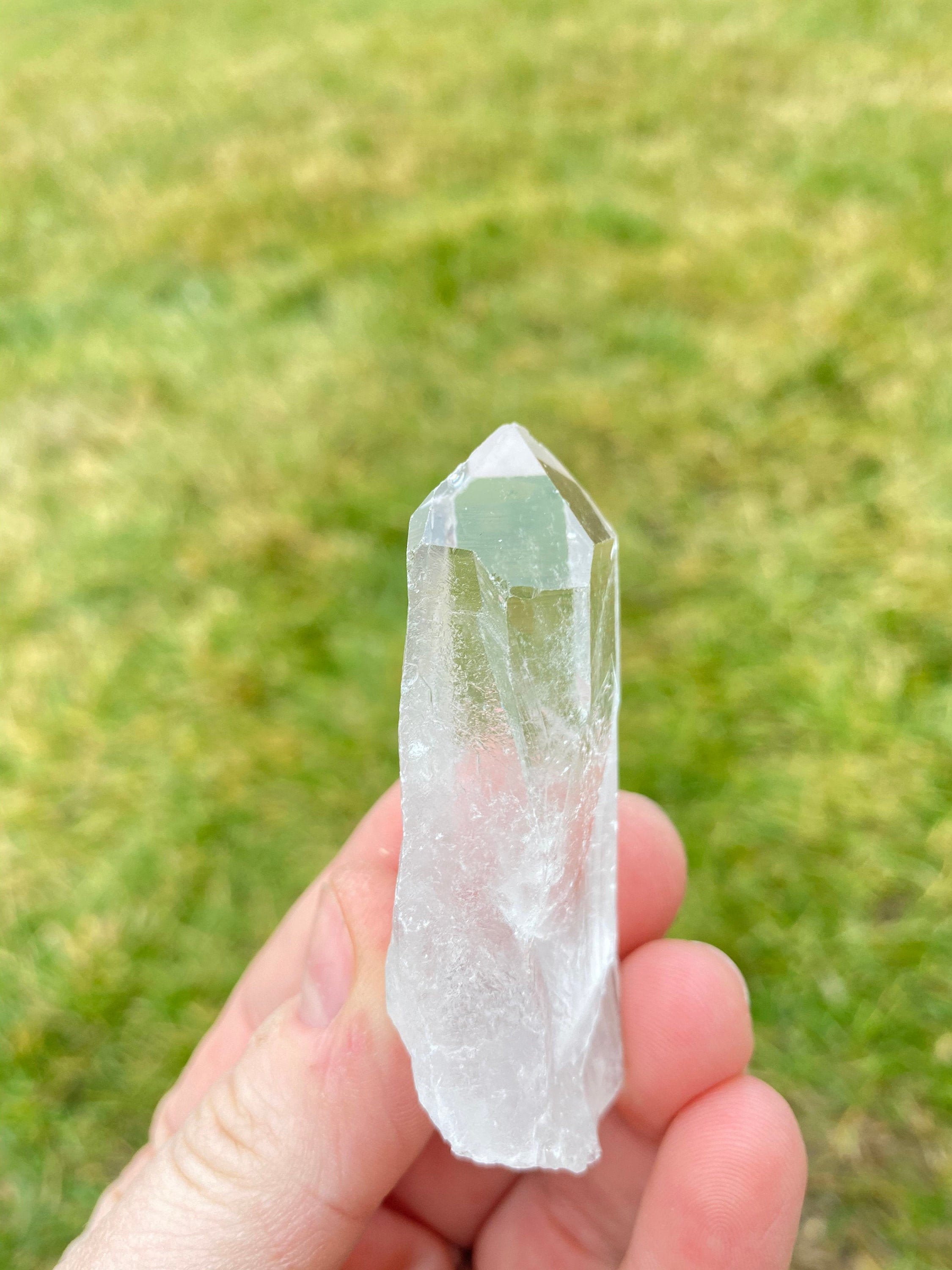 Clear Quartz Crystal Raw Quartz Point Crystal 1 - Etsy Australia