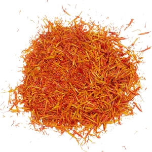 Dried Safflower (0.5oz) Dried Flowers - Simmer Pot Herbs - Dried Flower Loose Leaf Tea - Herbs for Candles - Apothecary Tool