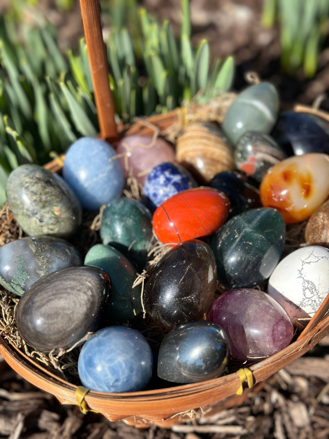 Crystal Egg (~1.75") - Polished Stone Egg - Crystal Easter Egg ...
