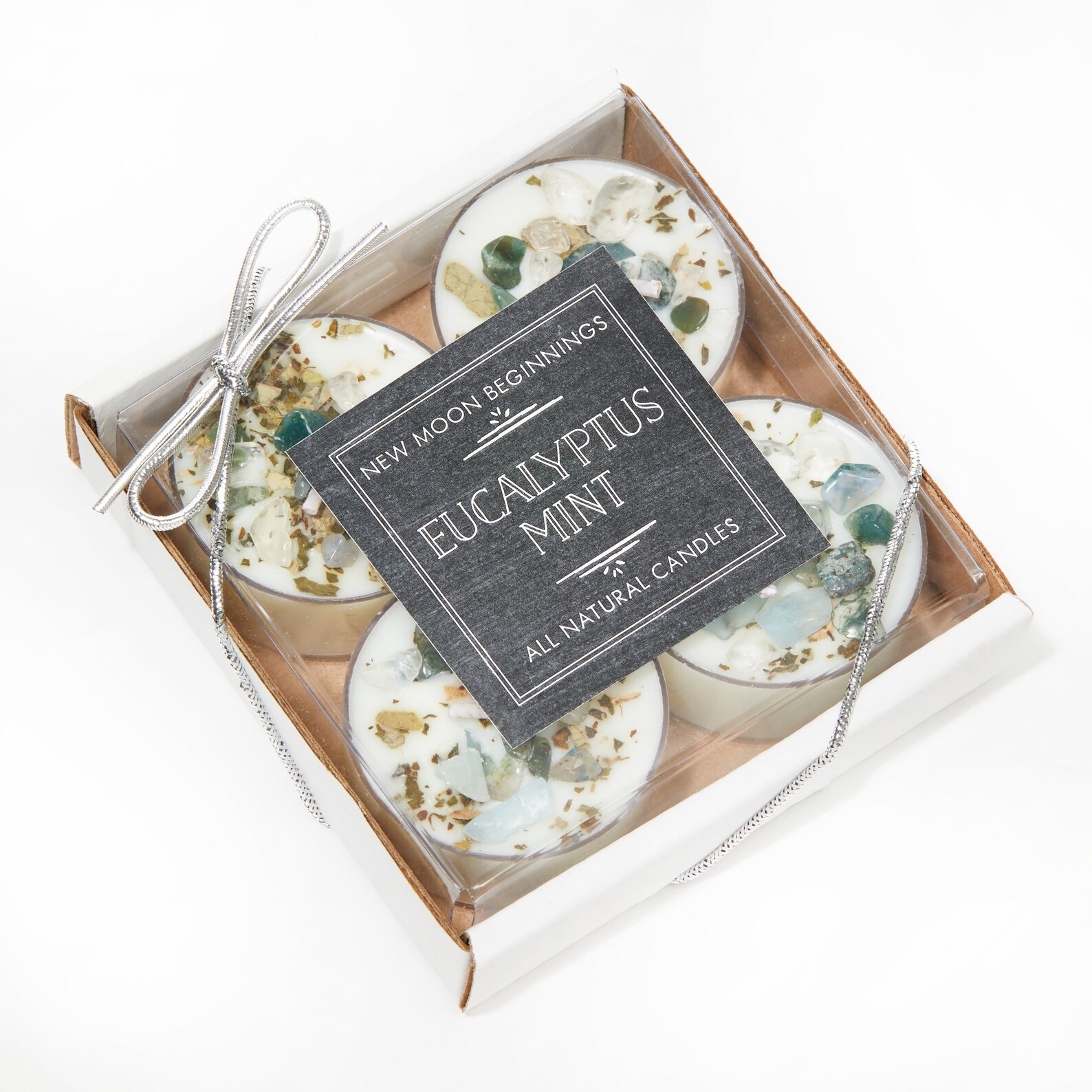 Eucalyptus Mint Candles Crystal & Herb Candles Energy Etsy