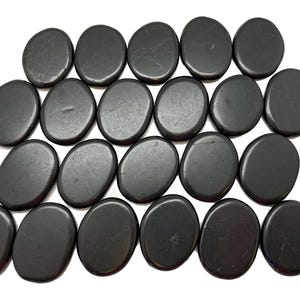 Shungite Worry Stone (1.25" - 2") Polished Shungite Crystal - Genuine Shungite Crystal Worry Stone - Shungite Palm Stone - EMF Protection image 8