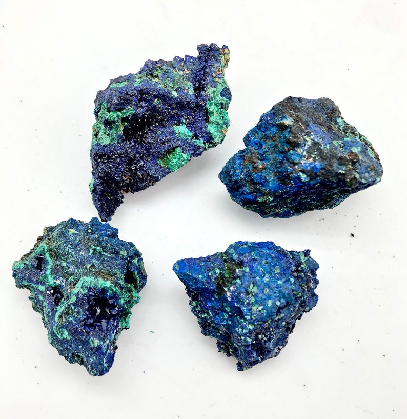 Raw Azurite Crystal Azurite Malachite Stone Raw Azurite Stone Healing Crystals and Stones Rough Malachite Azurite Crystal image 1