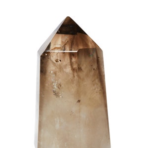 Smoky Quartz Point Crystal - Large Smoky Quartz Crystal Tower - Polished Smoky Crystal Quartz - Unique Smoky Quartz Point - Crystal Decor 35