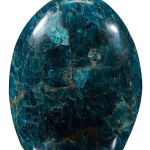 Blue Apatite Stone Freeform - Standing Apatite Freeform - Polished Blue Apatite Crystal - Blue Apatite Tower - Large Blue Apatite Decor #19