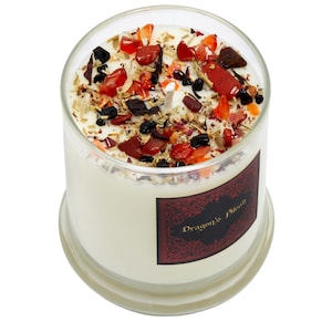 Dragon&#39;s Blood Candles - 6 Sizes - Fall Candle - Soy Cedarwood Candle - Protection & Grounding Candle - Dragon&#39;s Blood Tealights - Handmade!
