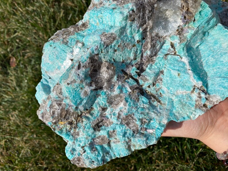 Raw Amazonite Stone Raw Amazonite Crystal Cluster Etsy