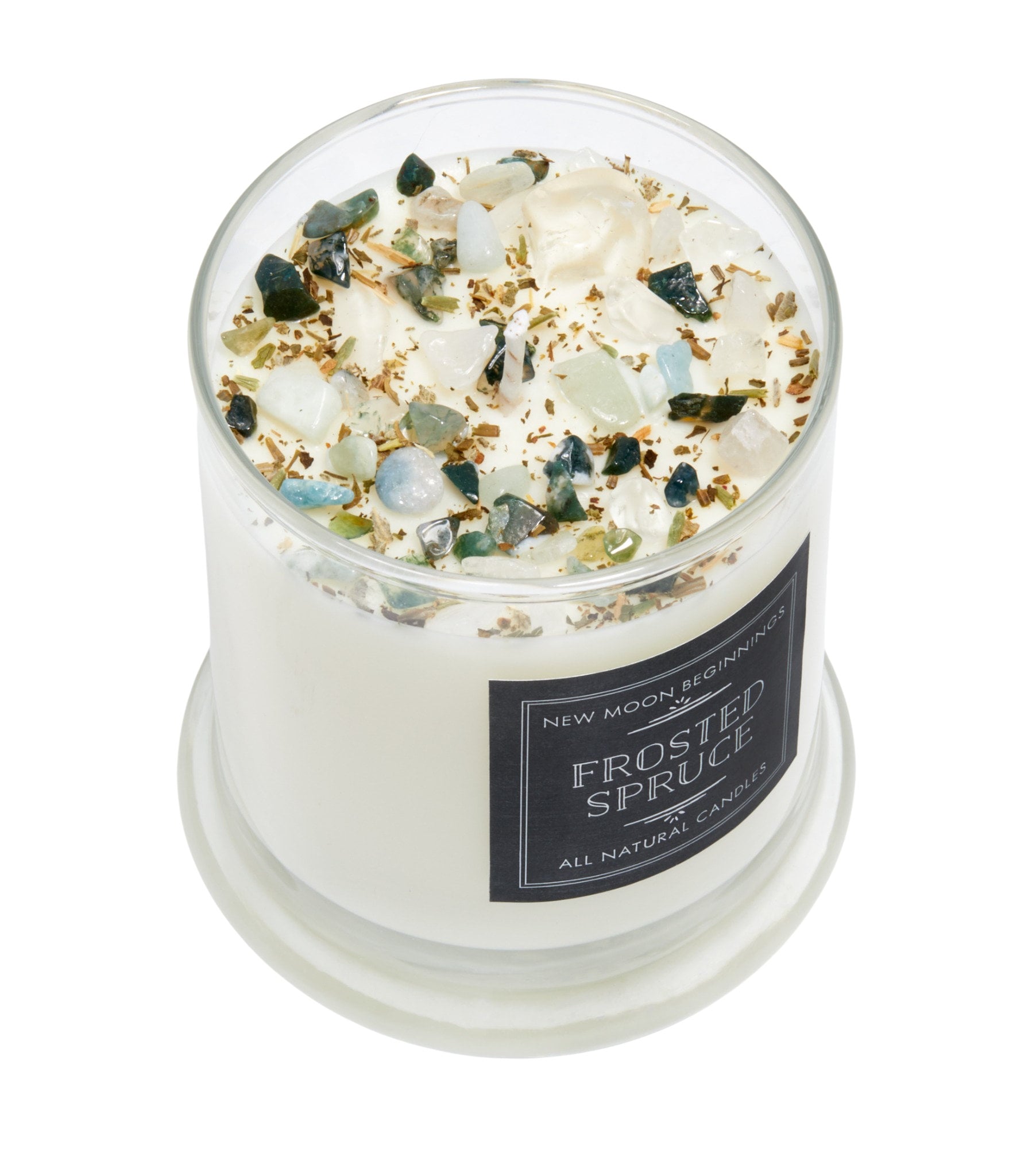 Mistletoe Kiss 7.5oz Frosted Jar Candle by Scented Vessel