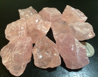 Raw Rose Quartz Crystal - Rose Quartz Crystal Raw - Rough Rose Quartz - Pink Crystal - Rose Quartz Raw - Love Crystals