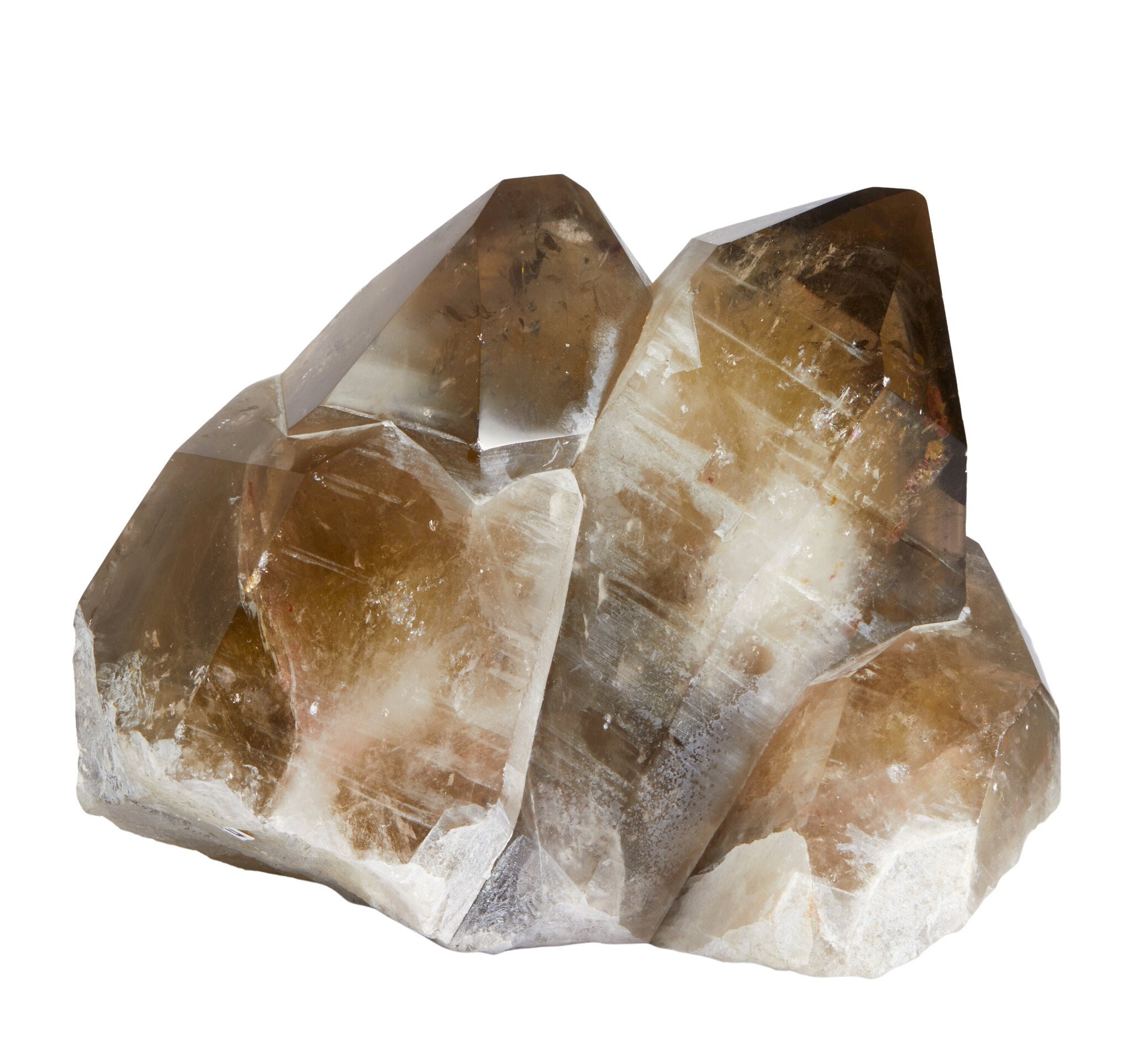Natural Citrine Crystal Cluster - Smoky Stone Large 23