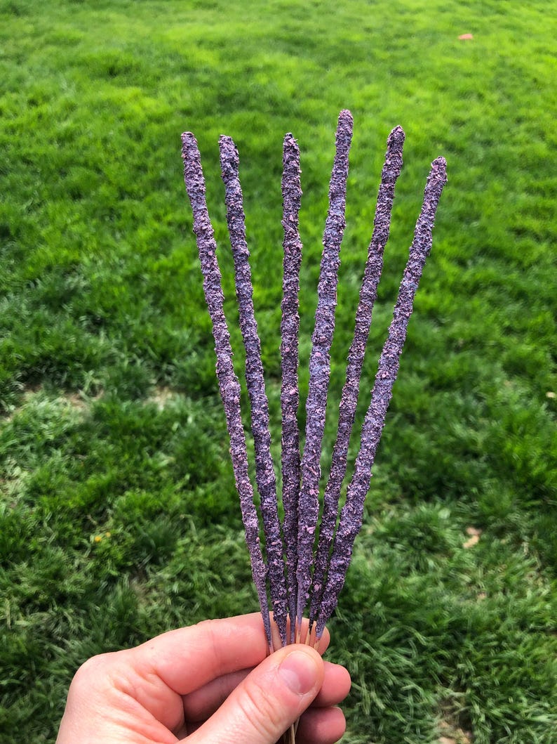 Lavender Incense Sticks (6) - Lavender Incense - Stick Incense - Smoke Cleansing - Lavender Aromatherapy - Lavender Calming Incense image 2