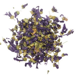 Dried Blue Mallow Flower (0.5oz) - Dried Flowers - Simmer Pot Herbs - Dried Herbs for Tea - Herbs for Candles - Apothecary