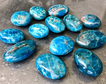 Meditation Stone E0700 BLUE APATITE Tumbled Stones-Healing Crystals,Unique Gift Meditation Stone E0700 BLUE APATITE Tumbled Stones-Healing Crystals,Unique Gift