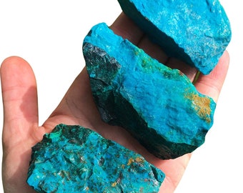 Raw Chrysocolla Stone from Peru - Rough Chrysocolla - Raw Stones - Healing Crystals & Stones - Raw Chrysocolla Crystal - Chrysocolla Rough