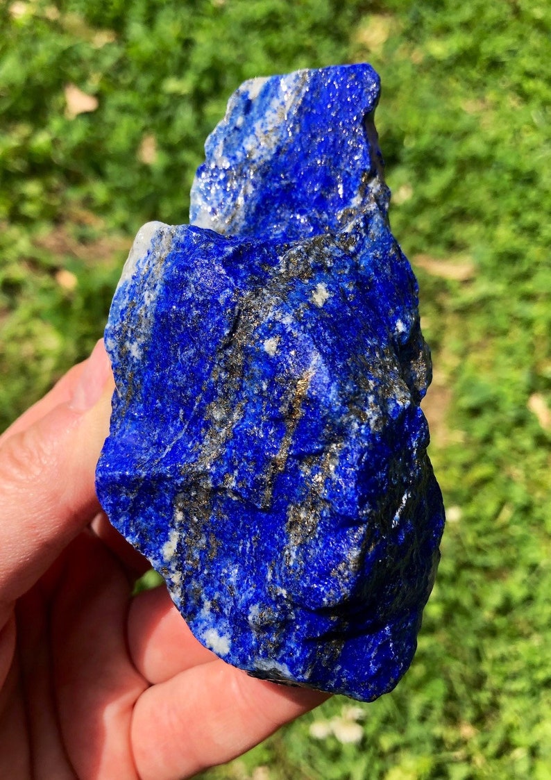 Raw Lapis Lazuli Stone A quality lapis lazuli raw lapis Etsy