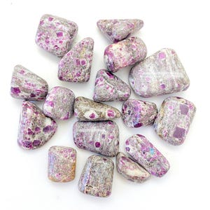 Ruby Feldspar Tumbled Stone - Multiple Sizes Available - Polished Pink Ruby Feldspar Crystal - Fluorescent Mineral - Ruby Feldspar Gemstone image 8