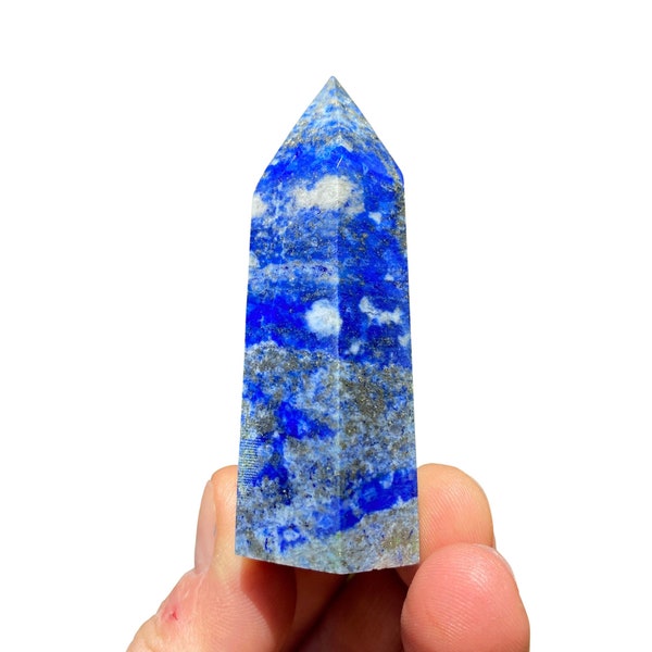 Lapis Lazuli Point (2" - 4") Lapis Lazuli Stone Point - Lapis Lazuli Crystal Point - Lapis Lazuli Tower - Natural Lapis - Polished Point