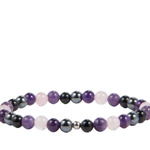 Empath Schutz Armband - Elastisches Armband - Empath Unterstützung Armband - Empath Schutz Kristalle - Kristall Armband für Schutz